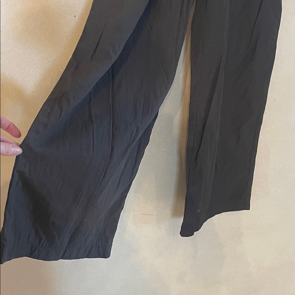 🌸2/$10 Dark Grey Wide-Leg Pants with Drawstring - Picture 6 of 9